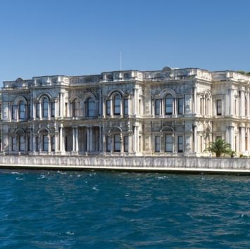 Exterior front view of the Beylerbeyi Palace near Titanic Business Kartal