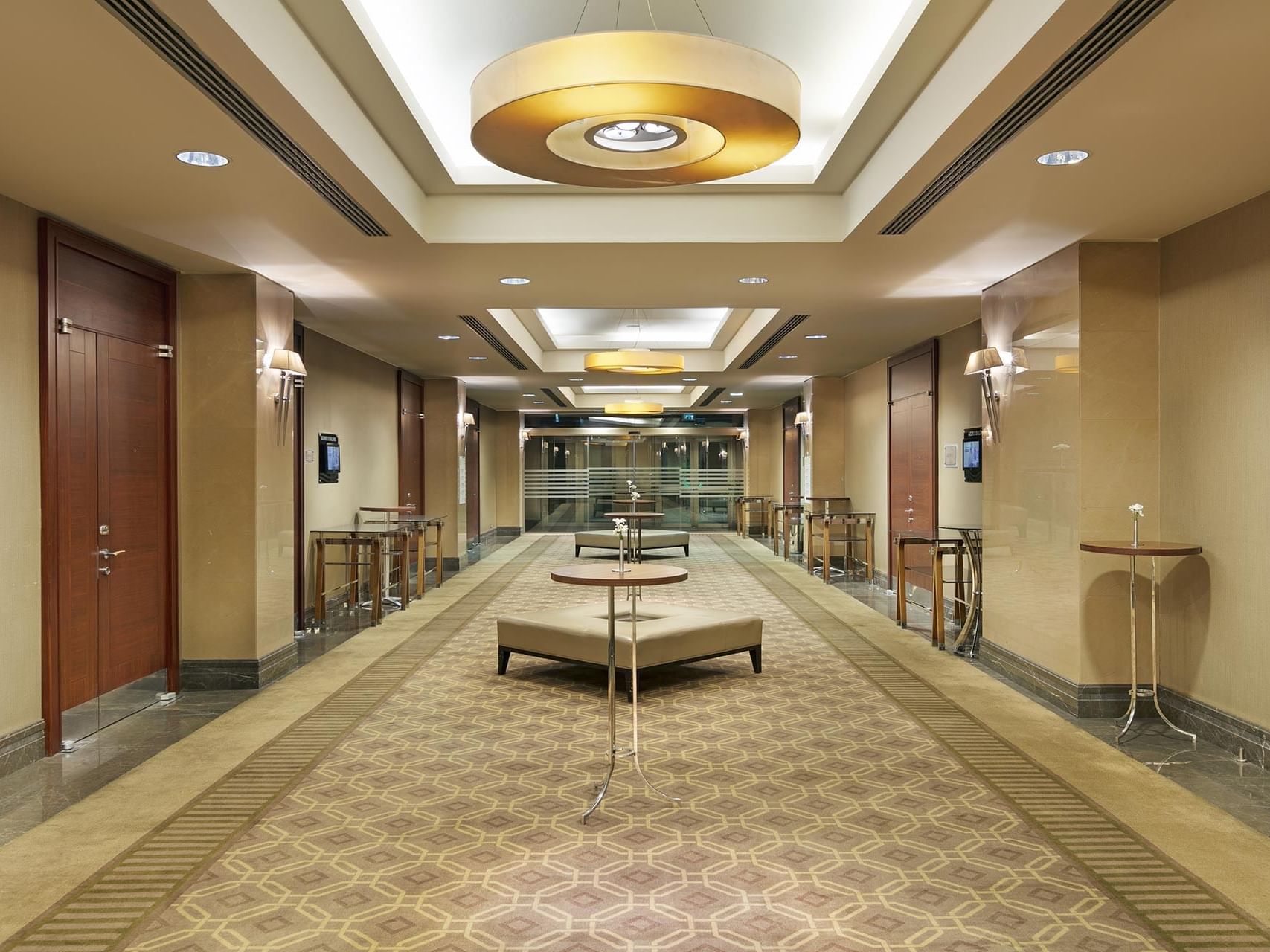 Interior of the hallway corridor in Savlo at Titanic Business Kartal