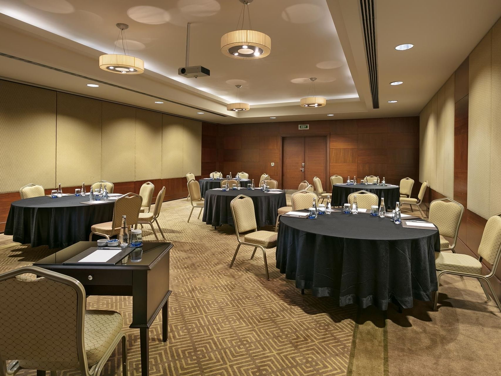 Banquets arranged with chairs in Porto at Titanic Business Kartal